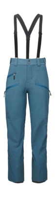 Skibroek Black Diamond Women Dawn Patrol Midnight Blue Pants Slim fit