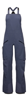 Skibroek Black Diamond Women Factor Charcoal Bibs Regular Fit