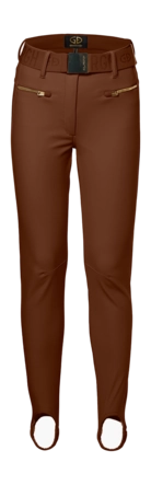 Skibroek Goldbergh Women Paris Long Deep Mocha Slim fit