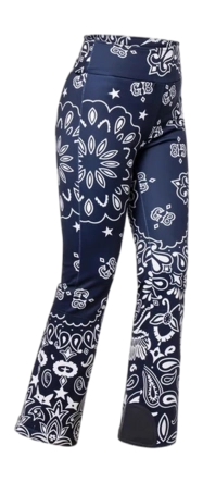 Skibroek Goldbergh Women Shiro Bandana Paisley Blue Slim fit