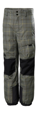 Skibroek Helly Hansen Junior Powder LT Pant Sepia Broxburn AOP Relaxed Fit