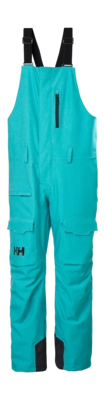 Skibroek Helly Hansen Men Sogn Bib Cargo Pant Signal Green Denim Relaxed Fit