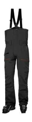 Skibroek Helly Hansen Men Sogn Bib Shell Pant Black Black Regular Fit