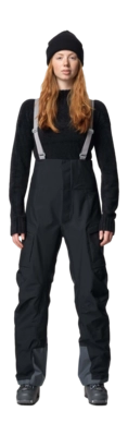 Skibroek Houdini Women Rollercoaster Bib Pants True Black Regular fit