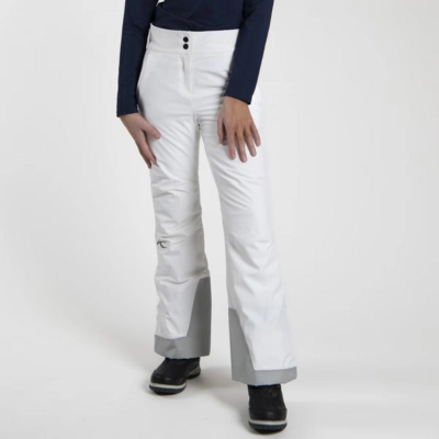 Skibroek KJUS Girls Whiteout Pants White/Alloy Regular Fit