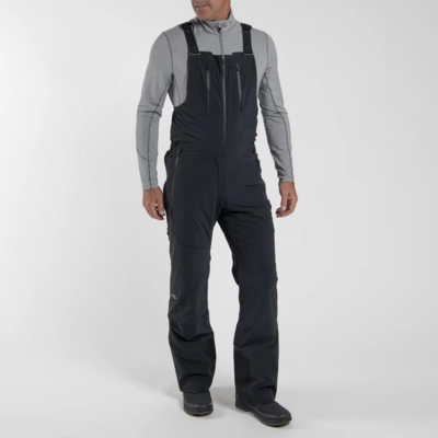 Skibroek KJUS Men Ligety Bib Black Loose Fit