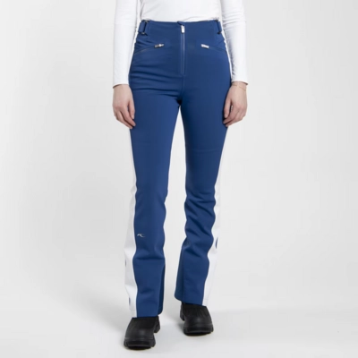Skibroek KJUS Women Core Embrace Pants Long Sapphire/White Slim Fit