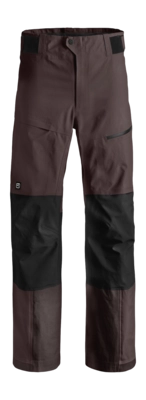 Skibroek Ortovox Heren Ravine Free 3L Pants Dark Chestnut Loose Fit