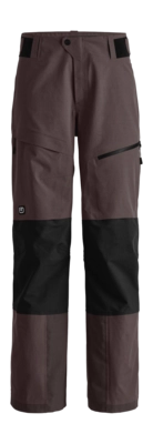 Skibroek Ortovox Damen Ravine Free 3L Pants Dark Chestnut Loose fit
