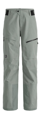Skibroek Ortovox Dames Ravine Free 3L Pants Green Sage Loose Fit