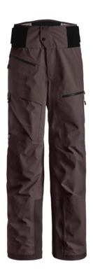Skibroek Ortovox Dames Ravine Plus 3L Pants Dark Chestnut Loose fit