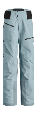 Skibroek Ortovox Damen Ravine Plus 3L Pants Glacier Grey Loose Fit