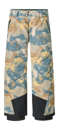Skibroek Patagonia Kids Powder Town Pants Polar Breeze Multi: Blue Sage Regular fit