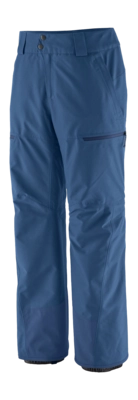 Skibroek Patagonia Men Powder Town Pants Reg Clement Blue RECCO