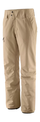 Skibroek Patagonia Women Insulated Powder Town Pants Reg Oar Tan