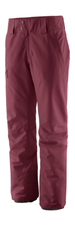Skibroek Patagonia Women Insulated Powder Town Pants Regular Berry Fig Regular Fit