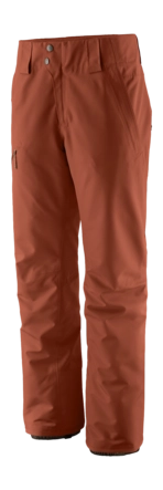 Skibroek Patagonia Women Insulated Powder Town Pants Regular Rusty Red Regular Fit