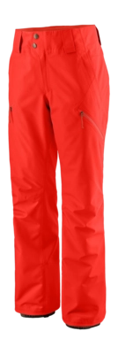 Skibroek Patagonia Women Powder Town Pants Sizzle Red Regular fit