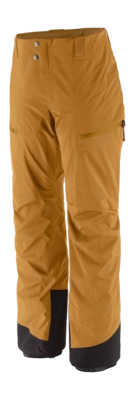 Skibroek Patagonia Women PowSlayer Pants Talon Gold Regular fit