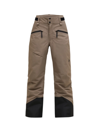 Skibroek Peak Performance Women HIPE 2L Insulated Shell Terrain Tan Regular Fit
