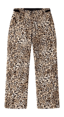 Skibroek Poederbaas Women Arty 2L Insulated Pant Brown Multi Loose Fit