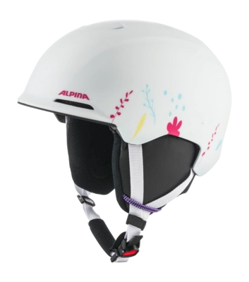 Skihelm Alpina Kids Brix Jr White/Graphic Matt Inmold
