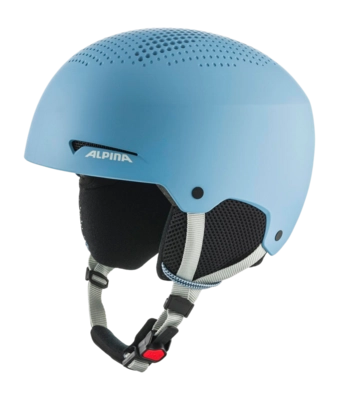 Skihelm Alpina Kids Zupo Smoke/Blue Matt Hardshell