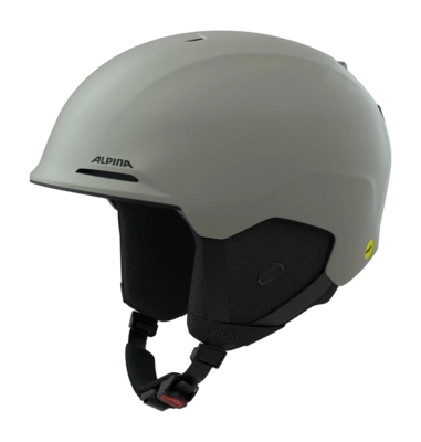 Skihelm Alpina Dames / Heren Kroon Mips Moon/Grey Matt