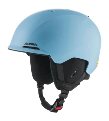 Skihelm Alpina Dames Heren Kroon Mips Smoke/Blue Matt 3D Fit