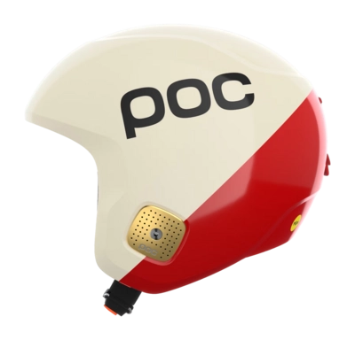 Skihelm POC Unisex Skull Dura Comp MIPS Rouge/Blanc