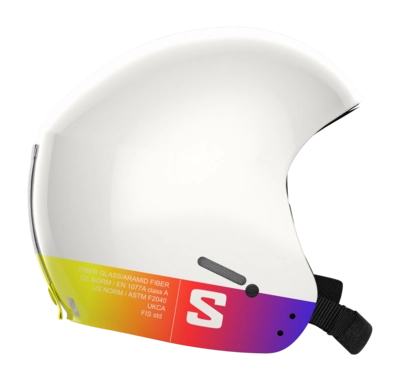 Skihelm Salomon Unisex S/Race White Gradient EPS4D
