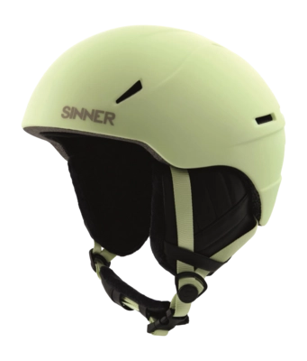 Skihelm Sinner Unisex Crest Matte Light Yellow In-Mould