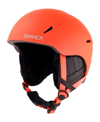 Skihelm Sinner Unisex Crest Matte Orange Neon 25 In-Mould