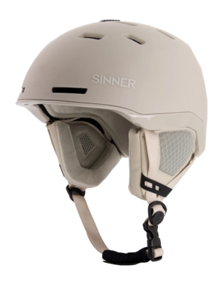 Skihelm Sinner Kinderen Kaiser Matte Light Grey In-Mould