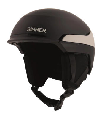 Skihelm Sinner Unisex Zermatt Matte Black Matte Light Grey Triple In-Mold