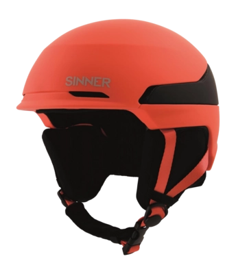 Skihelm Sinner Unisex Zermatt Matte Orange Neon Triple In-Mold