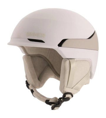 Skihelm Sinner Unisex Zermatt Matte White Triple In-Mold