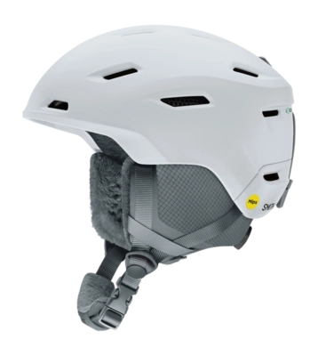Skihelm Smith Kids Descend Jr. Mips Matte White Koroyd