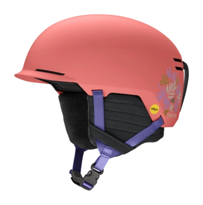 Skihelm Smith Kids Scout Jr. Mips Matte Flare Flora AirEvac