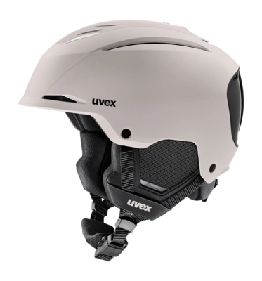 Skihelm Uvex Unisex Resolution Warm Grey/Black Matt