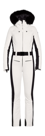 Skipak Goldbergh Women Parry Snow White Faux Border Slim Fit