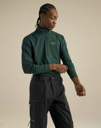 3---F26-X000009425-Rho-LT-Zip-Neck-Dark-Jade-Detail-1