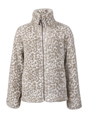 Skipully Brunotti Girls Kyoti-Print Fleece Leopard Snow Regular Fit