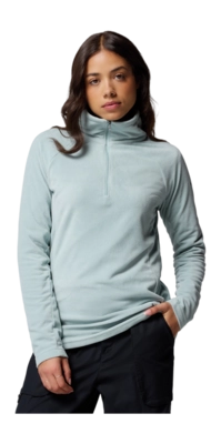 Skipully Columbia Women Glacial IV 1/2 Zip Crushed Blue Active Fit
