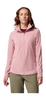 Skipully Columbia Women Glacial IV 1/2 Zip Eraser Pink Active Fit