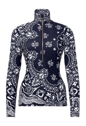 Skipully Goldbergh Women Toriko Bandana Paisley Blue Slim fit