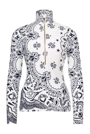 Skipully Goldbergh Women Toriko Bandana Paisley White Slim fit