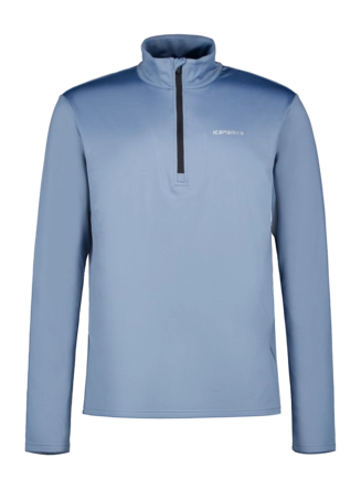 Skipully Icepeak Men Felsberg Light Blue 1/2 Zip Shirt Regular Fit