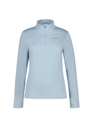 Skipully Icepeak Women Ferndale Baby Blue 1/2 Zip Shirt Slim fit