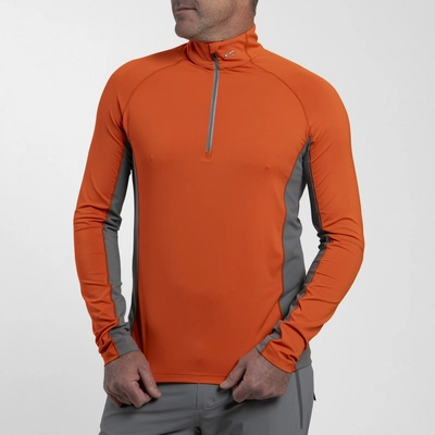 Skipully KJUS Men Dispatch Midlayer HZ KJUS Orange/Pewter Regular Fit